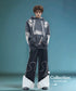 Tie-dye Shoulder Pad Hoodie